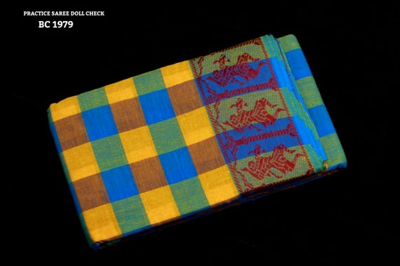 Raj Bharatham Pure Cotton Women/Girl's Practice Saree For Bharatnatyam Dance and Classical Dance
