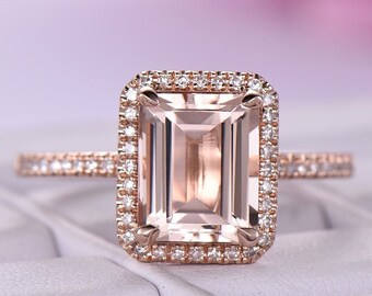 Details about Morganite Gemstone Engagement Ring 925 Sterling Silver Rose Color Details about Morganite Gemstone Engagement Ring 925 Sterling Silver Rose Color