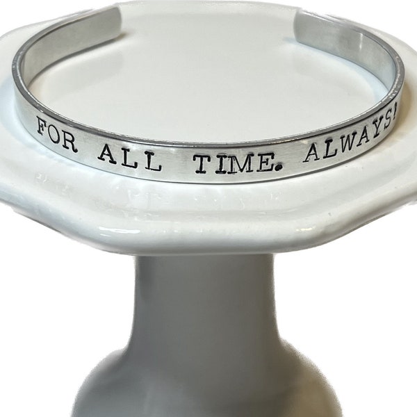 For all time. Always, Loki, Marvel, Avengers, Thor, TV Show Quotes, Tom Hiddleston, Loved one Jewelry, Gifts under Ten,