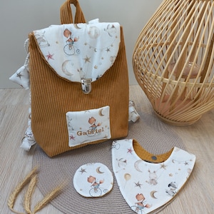 Sac à dos / bavoir enfant personnalisé