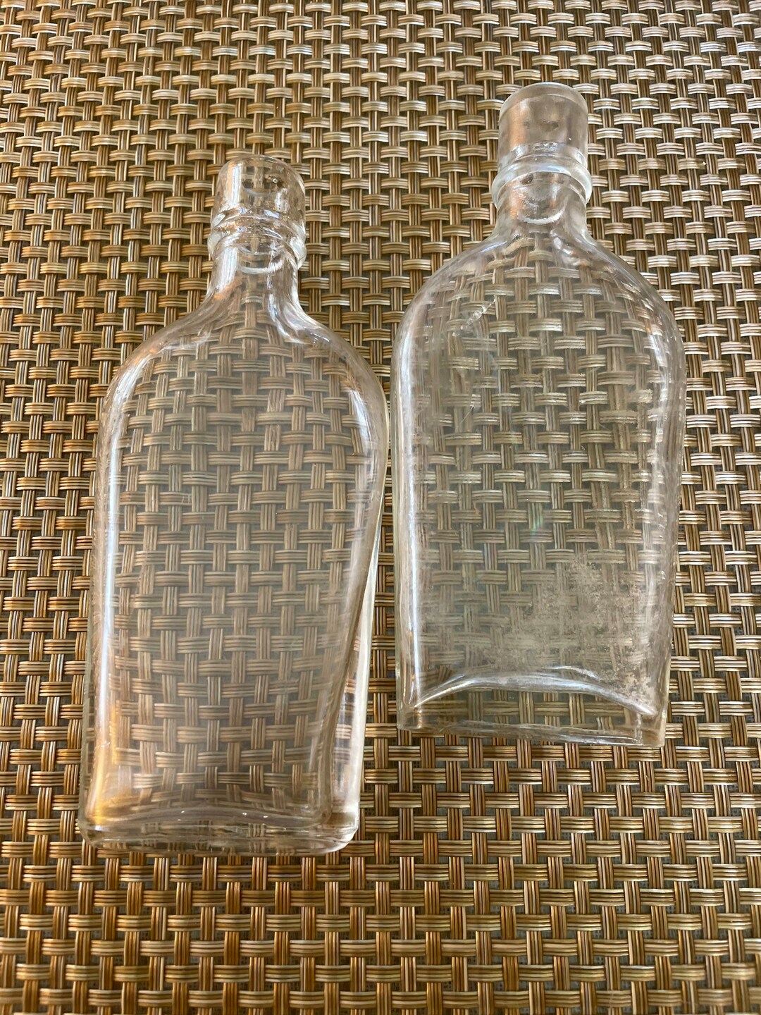 Mid Century Medicine Bottles Whiskey Bottles Flasks Old Etsy