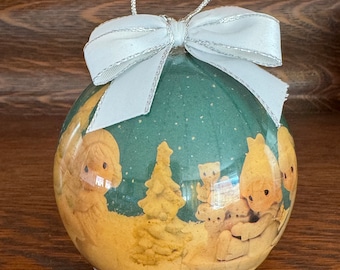 Vintage Precious Moments Christmas Ornament: Enesco 1994 Holiday Decor