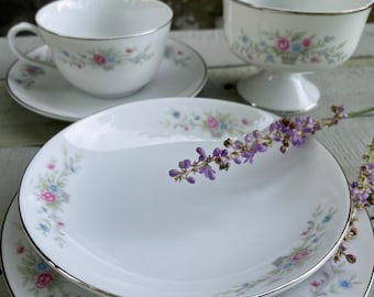 Florenteen Fantasia Fine China Vintage Pink Floral Mother’s Day Tea Gift Elegant Porcelain Dinnerware By the Piece, #B2F READ DETAIL