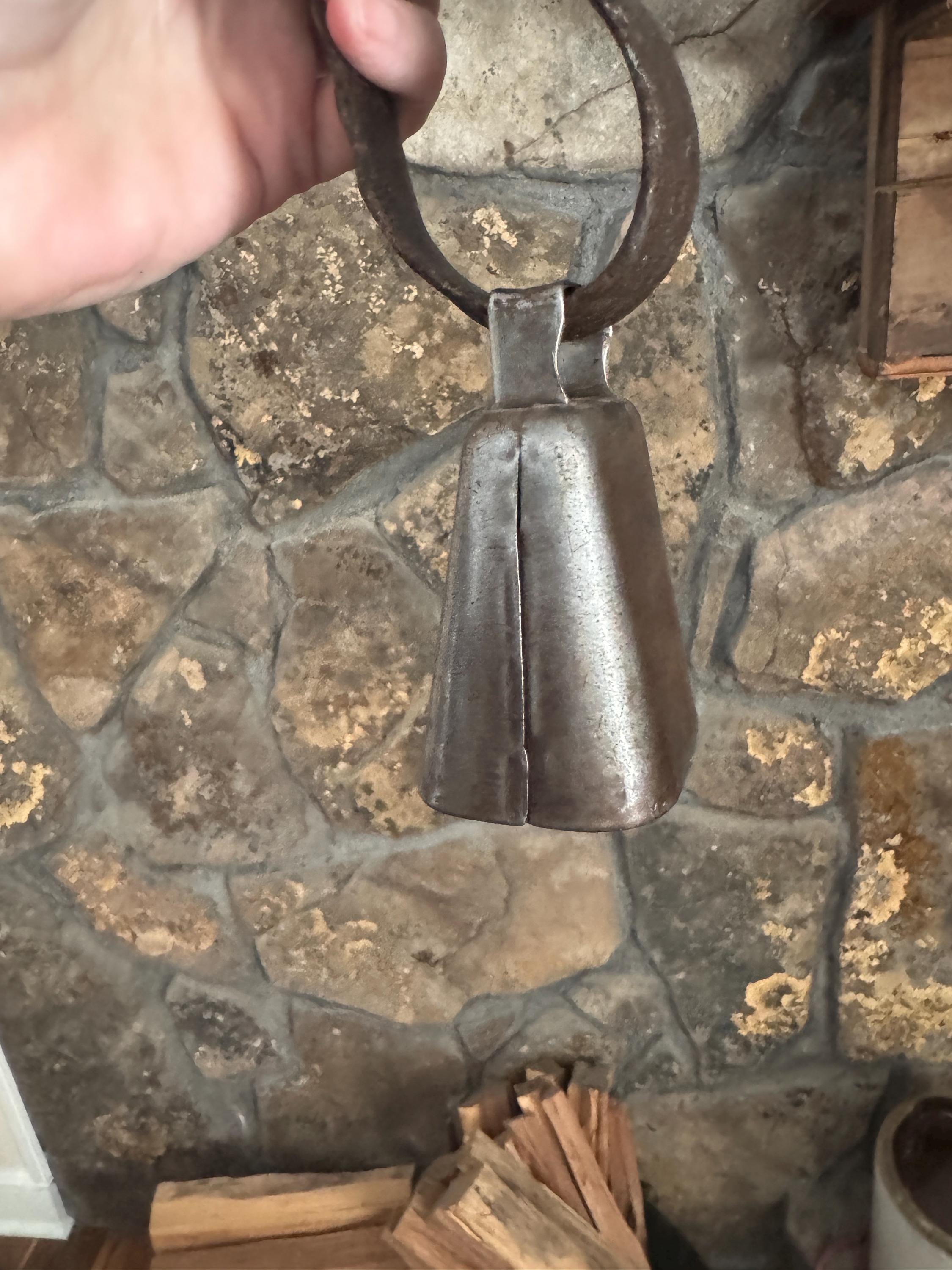 Vintage Handmade Cow Bell Rustic Farmhouse Decor With Leather Collar - Etsy