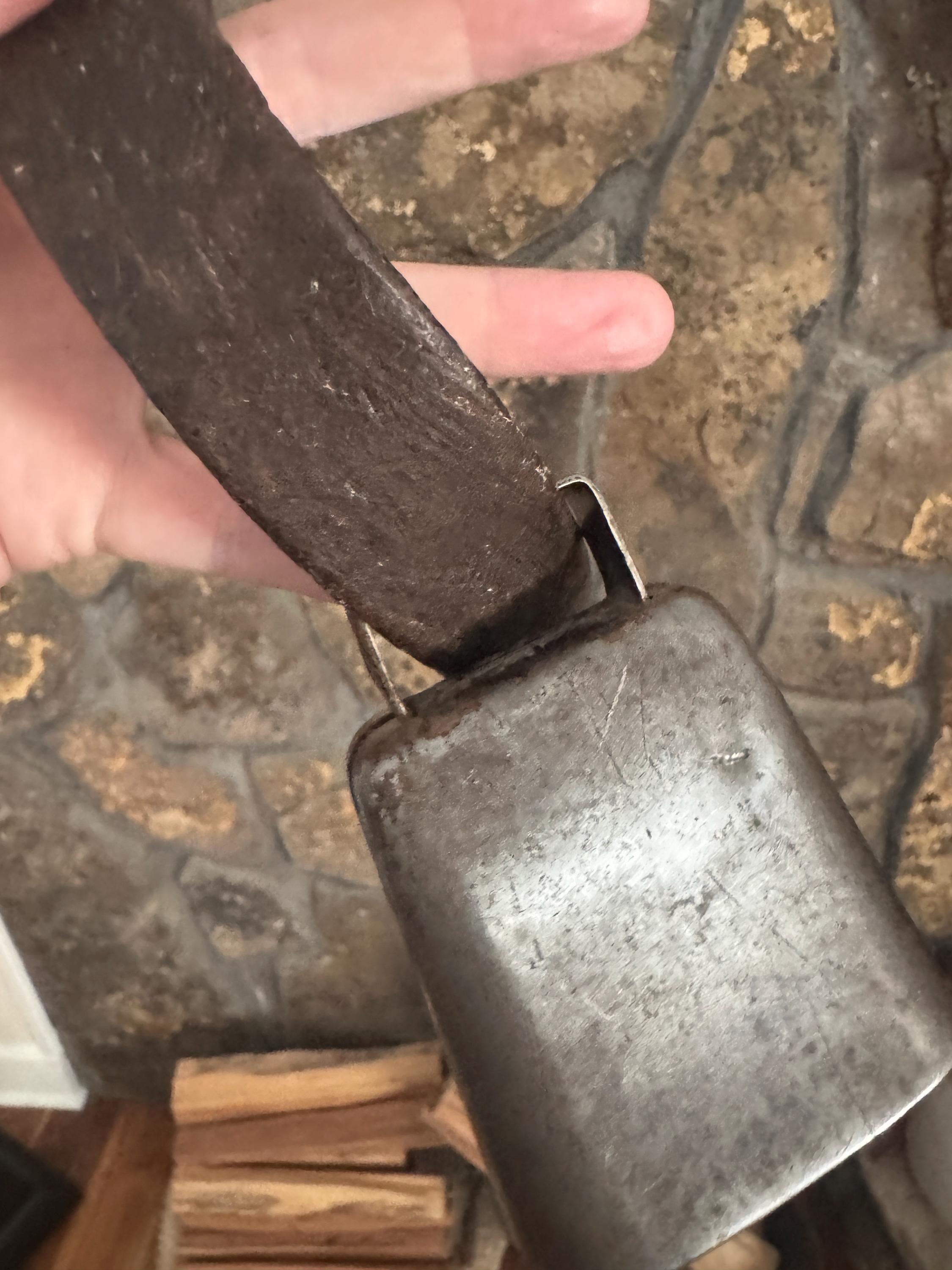Vintage Handmade Cow Bell Rustic Farmhouse Decor With Leather Collar - Etsy