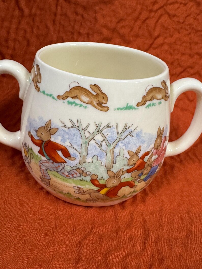 Royal Doulton Bunnykins Bone China Double Handle Cup Child’s Mug ...