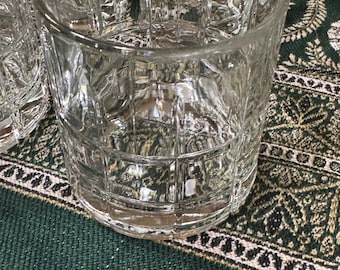 Vintage Anchor Hocking Tartan Whiskey Glasses, Set of 4 - Etsy