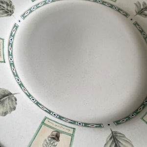 Ensemble de 6 assiettes plates Pfaltzgraff en bois naturel, bordure verte, base beige havane, vaisselle de ferme vintage en grès Pfaltzgraff, lot de 6 LIRE LES DÉTAILS