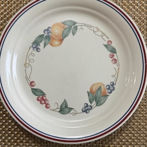 Corelle Corning Ware Salad Plates Abundance Fruit Side Plates Corning Ware Fruit Pattern Replacement Dinnerware Set of 4 #BS READ DETAILS