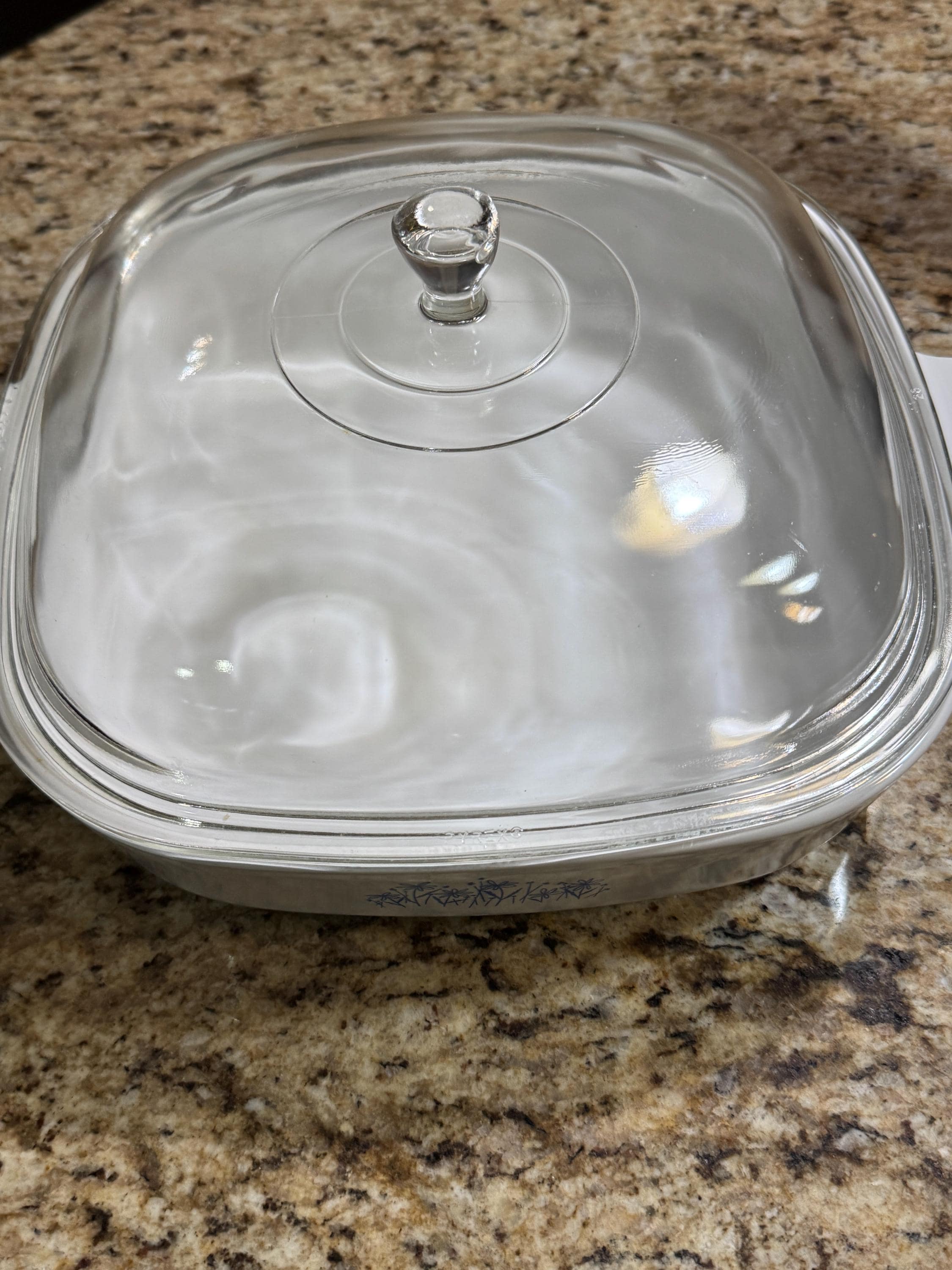 Vintage Corning Ware Casserole: Sears Microwave Browning Dish With