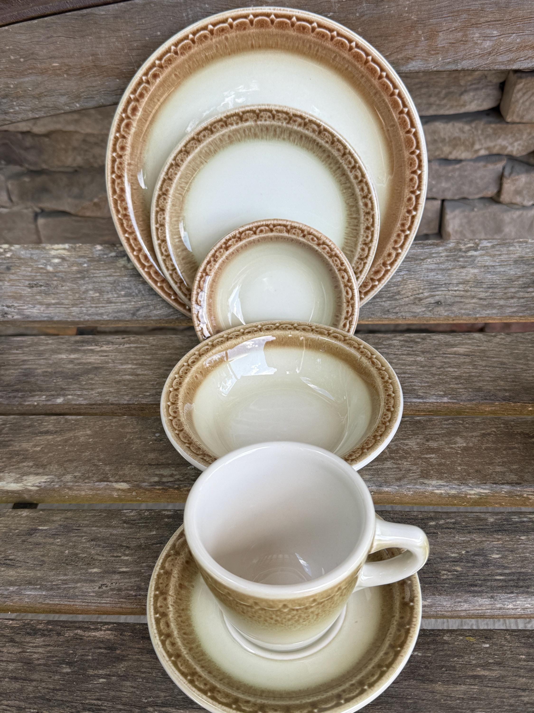 Vintage Syracuse China Cinnamon Restaurant Ware Complete 24 Piece