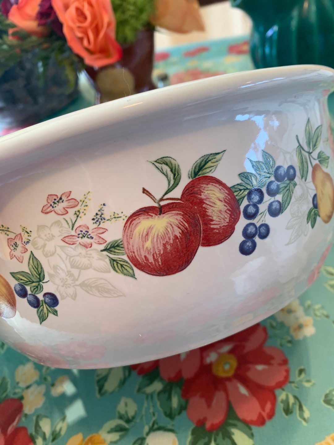 Corelle Coordinates Casserole Dish Chutney Pattern 2.5 Qt Etsy