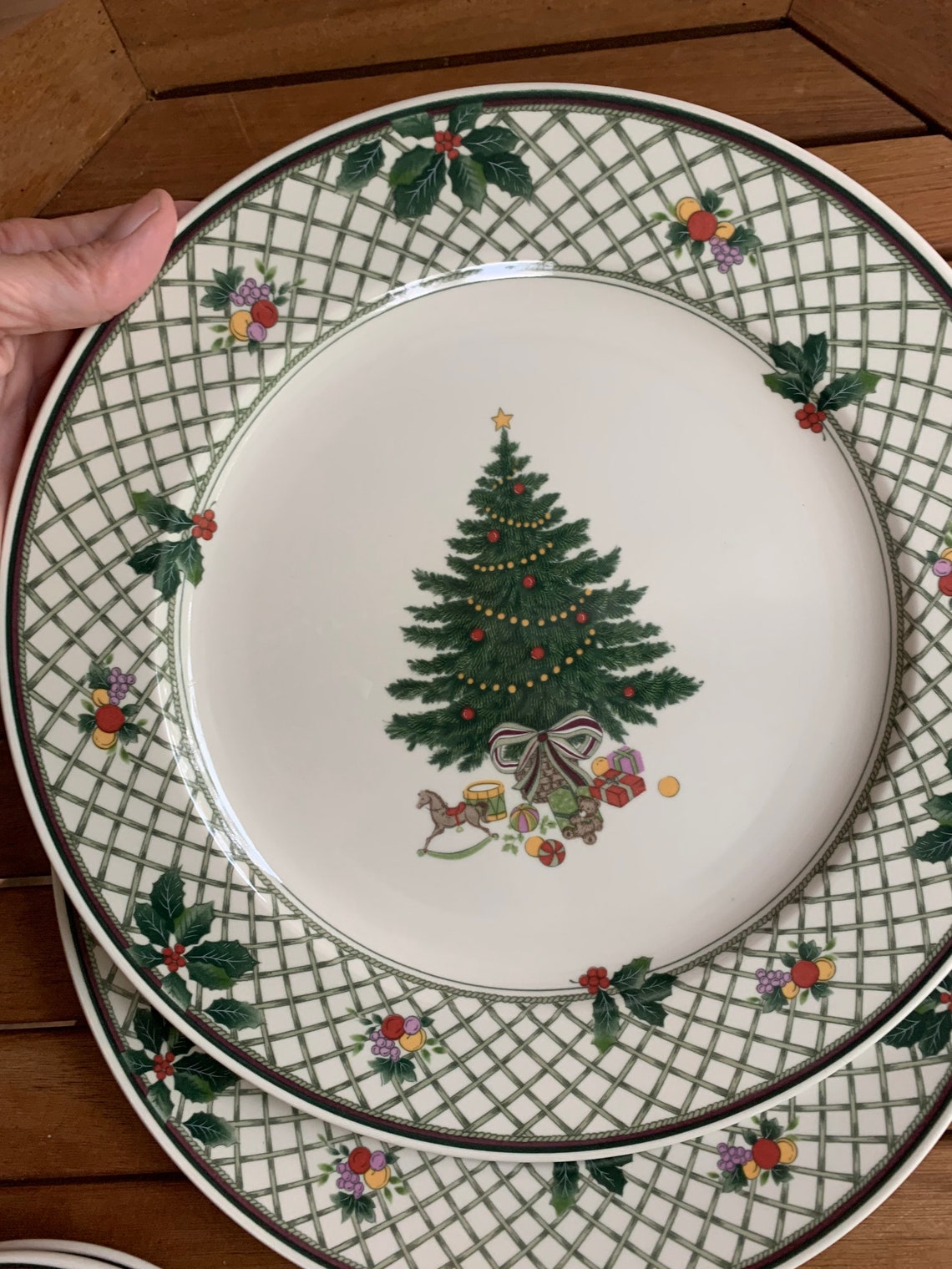 Mikasa Heritage The Christmas Story Mikasa Dinner Plates  Etsy