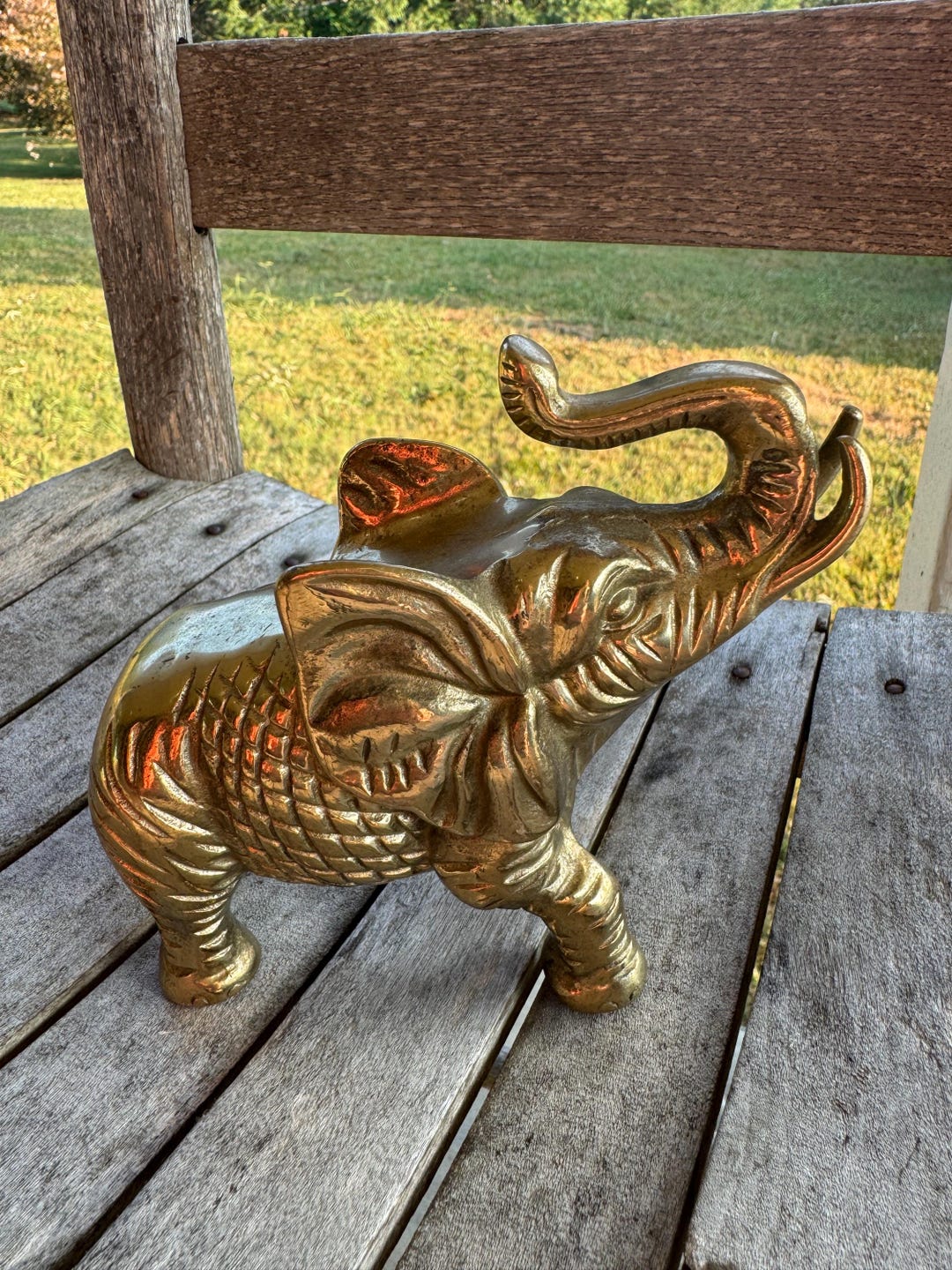 BRASS ELEPHANT PAPER WEIGHT main image 0