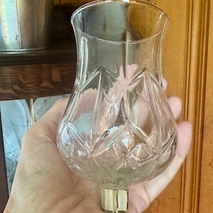 Vintage Clear Votive Candle Holders Home Interiors Gifts Candlesticks Diamond Pattern Glass Votive Cups Set of 2 READ DETAILS