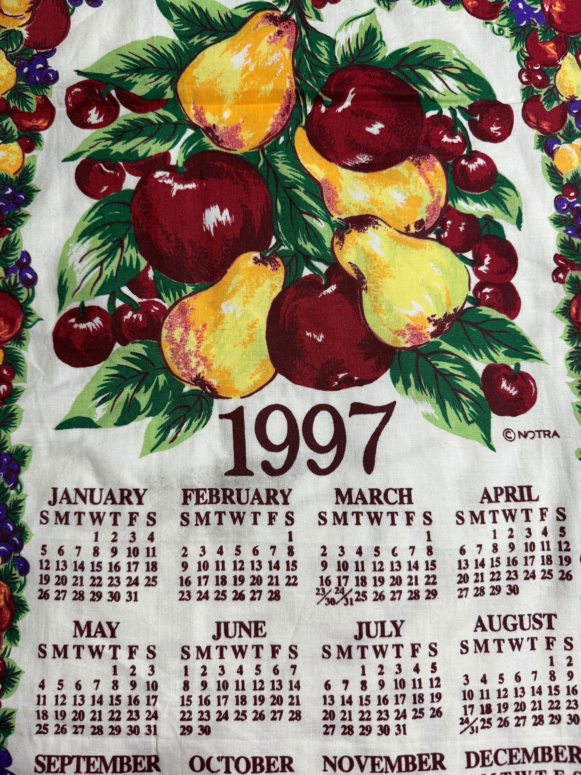 Wonderful Weekend 1997 Calendar