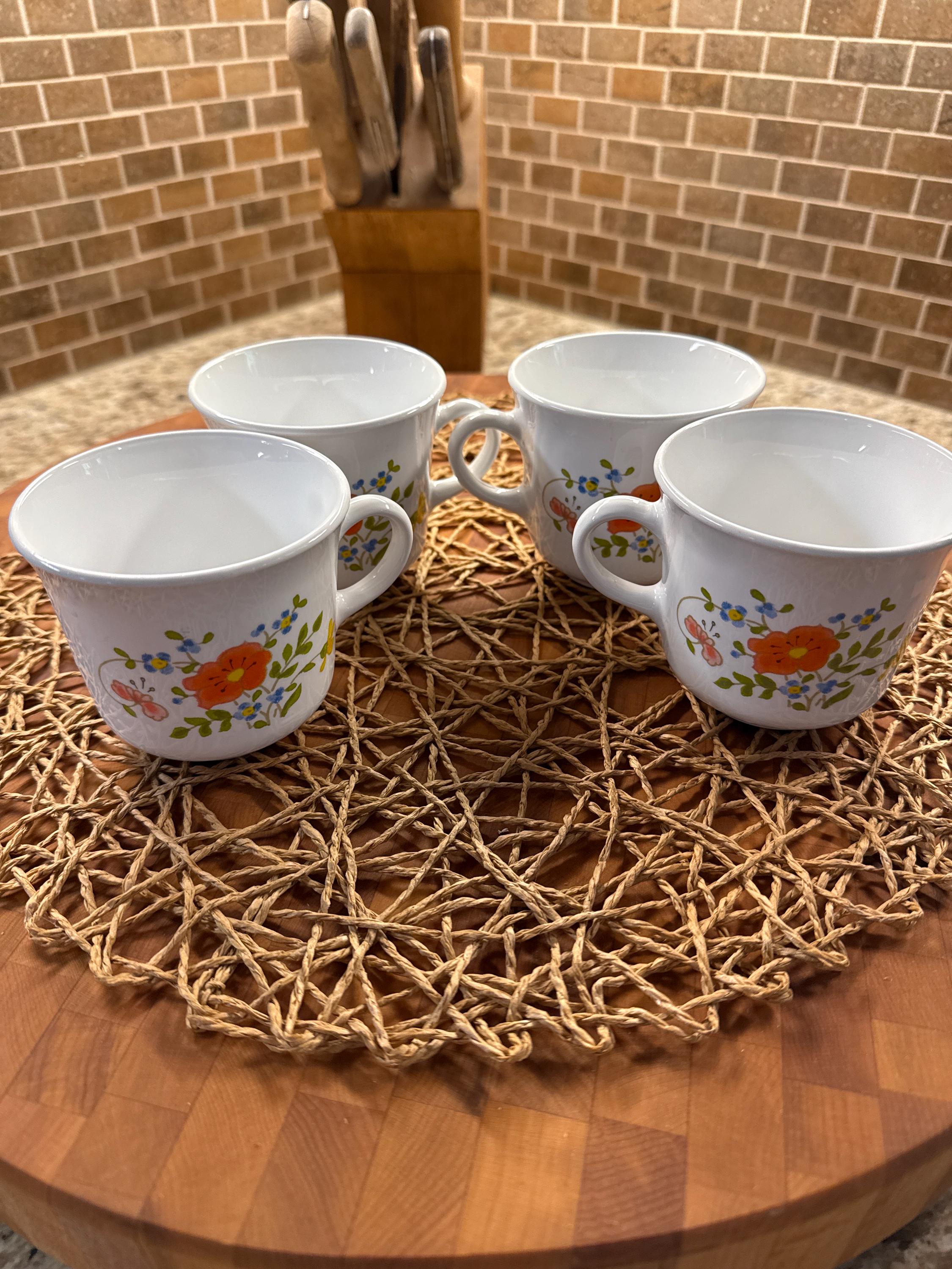 Vintage corelle coffee cup wildflowers - Etsy 日本