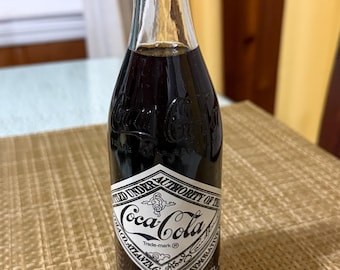 1974 Commemorative Coca-cola 75th Anniversary Unopened Bottle 1899