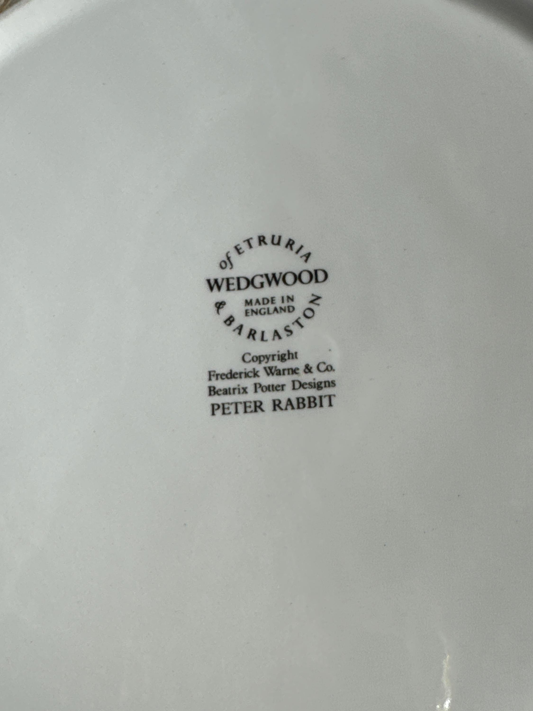 Wedgwood Peter Rabbit Bowl, Beatrix Potter Nursery Decor - Etsy