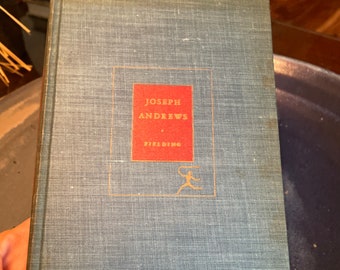 Vintage 1939 Joseph Andrews by Henry Fielding