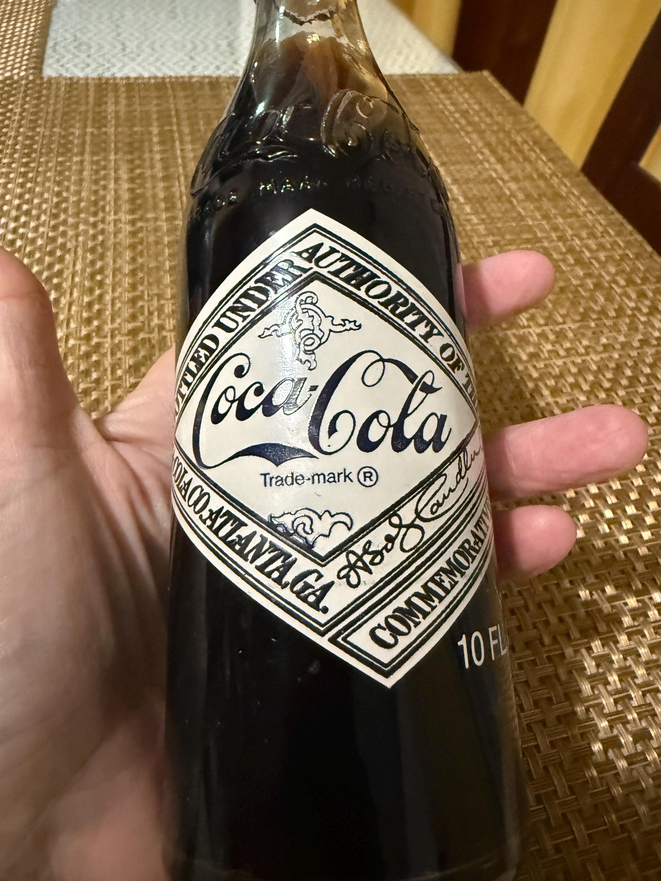 1974 Commemorative Coca-cola 75th Anniversary Unopened Bottle 1899