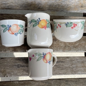 Corning Ware Abundance Coffee Cups Creamer Sugar Bowl Corelle Corning Ware Coffee Cups Mix and Match Replacement Pieces #B8B