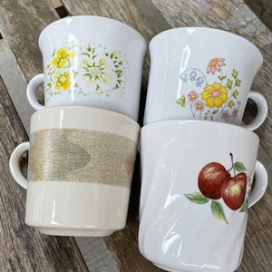 Vintage Corning Ware Coffee Cup: Mix and Match Retro Kitchenware