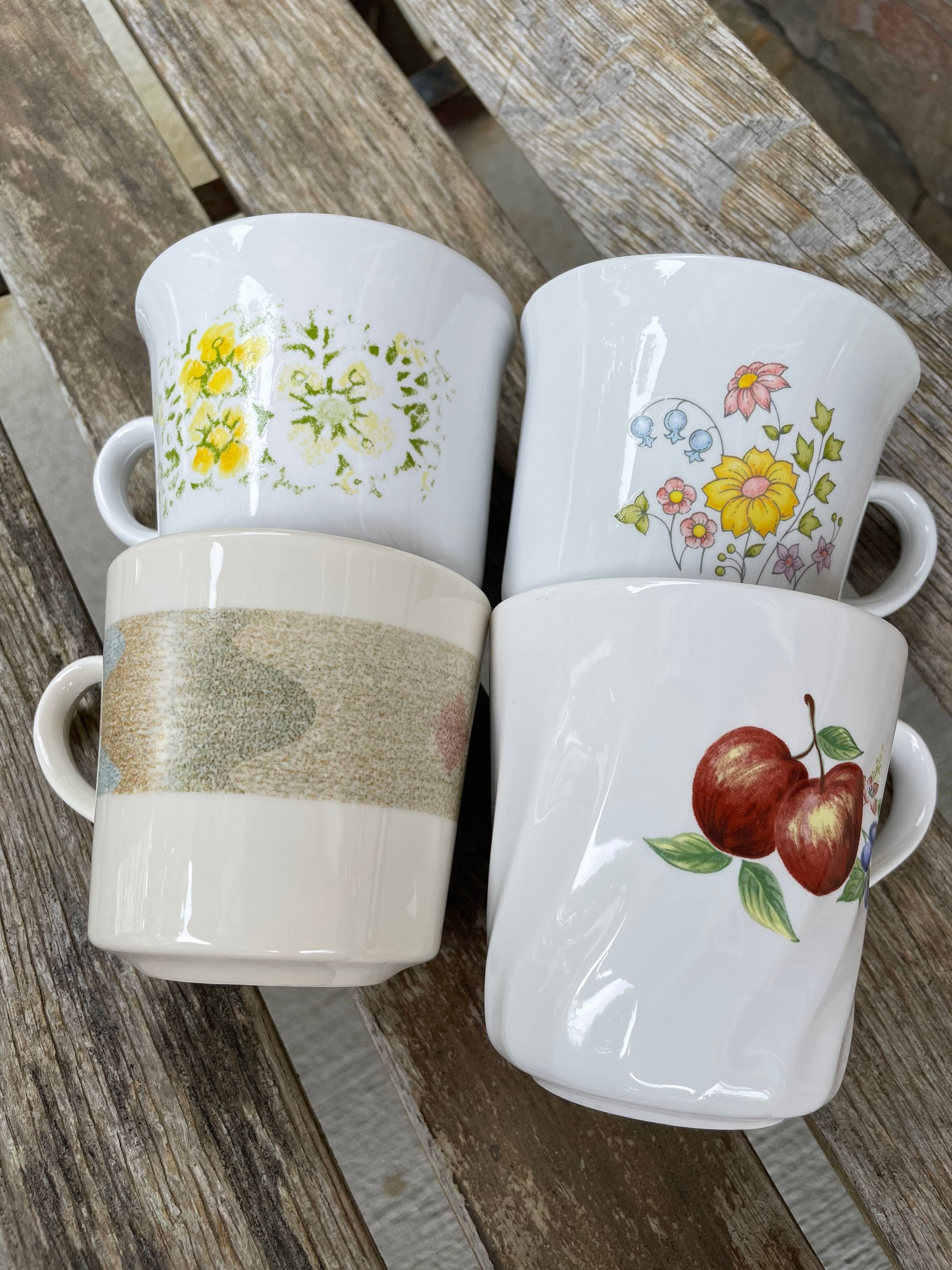Corning Ware Coffee Cups Corelle Corning Ware Coffee Cups Mix and Match Replacement Cups #B8B