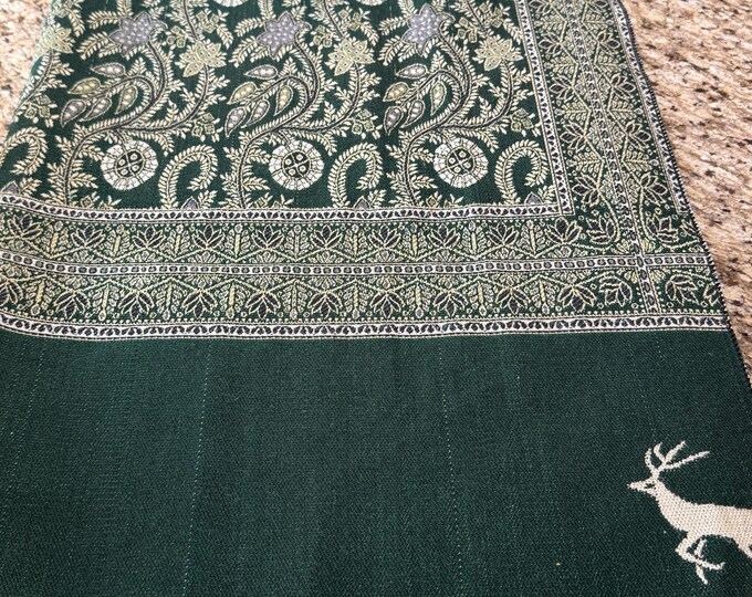 Traditional Arabic Al-ghazala Beige Green Black Egyptian Tapestry ...