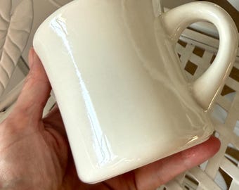 Taza de café de porcelana vitrificada Ultima Diner, estilo vintage de restaurante.