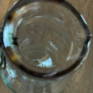 Carafe En Verre Soufflé à La Bouche Et 4 Verres à Vin - Violet Et Transparent, Idée Cadeau