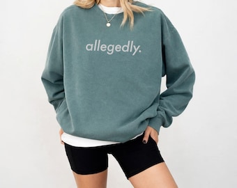 Candace Owens Sweatshirt, Conspiracy Theory Sweatshirt, Funny Political Crewneck, We Don't Know Know, America First Apparel, Embroidered