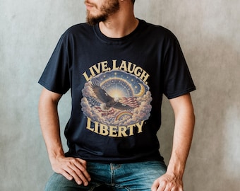 4th of July Meme Shirt, Live Laugh Liberty Tshirt, 250 Years of America Graphic Tee, 1776-2026 Shirt, 250th Anniversary T-Shirt