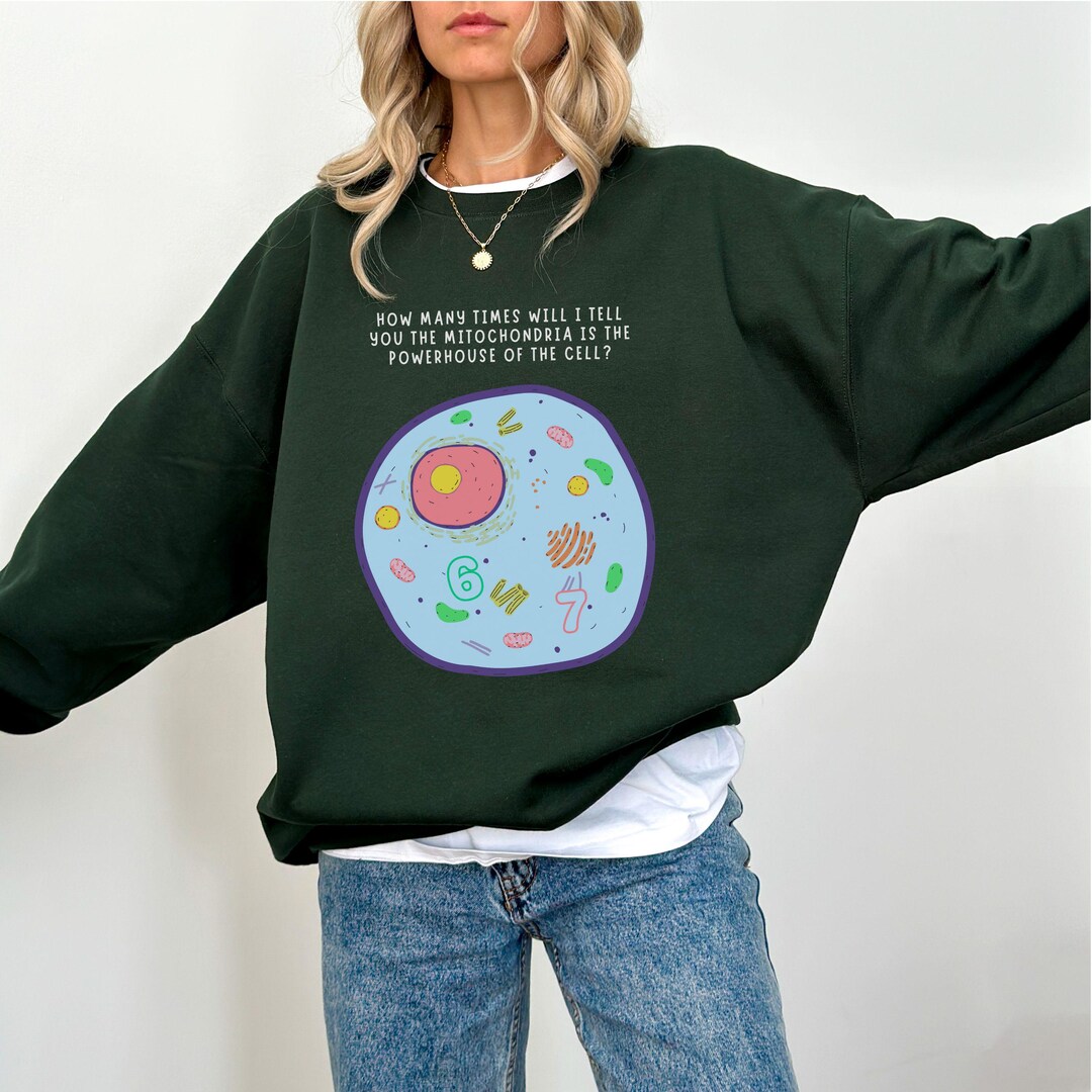 67 Science Teacher Sweatshirt, Funny Mitochondria T Shirts, Powerhouse ...