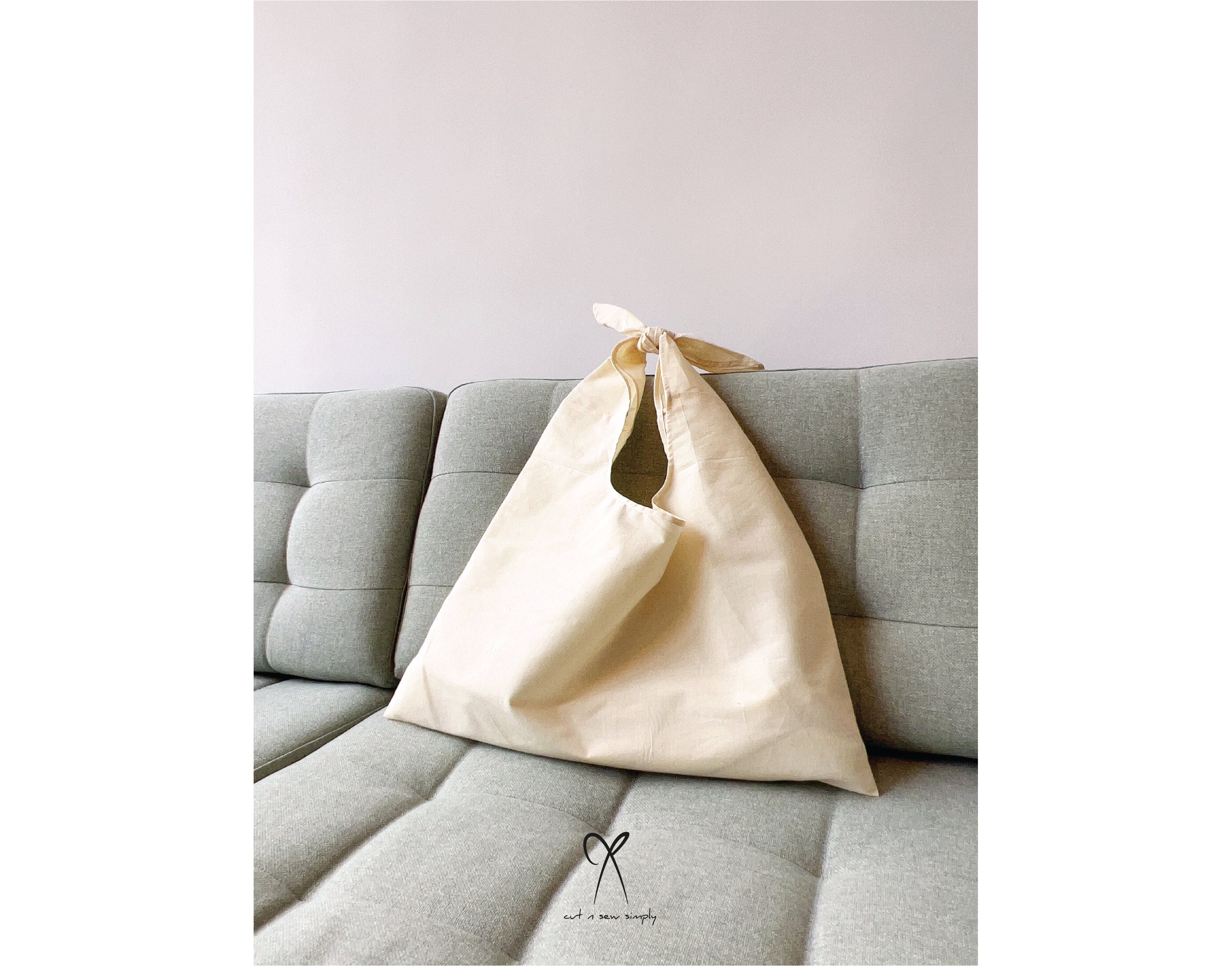 Tie Knot Tote Bag Sewing Pattern (PDF Download) – Beginner Friendly DIY ...