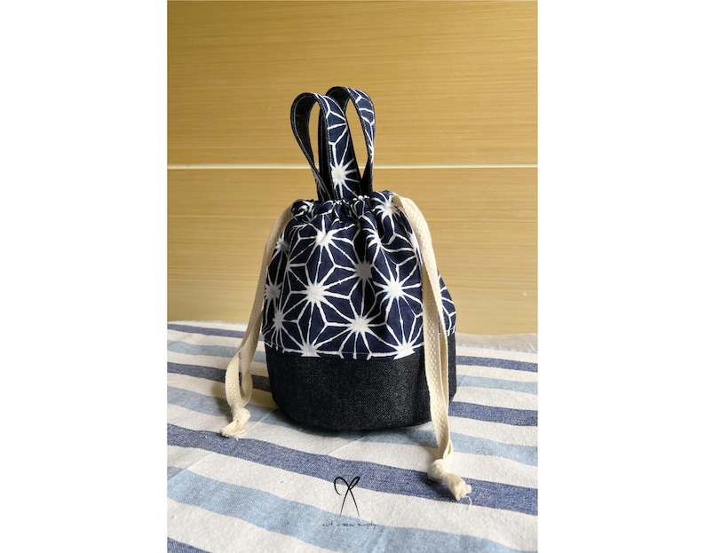 Drawstring Bucket Bag Sewing Pattern PDF Printable Instant Download DIY ...