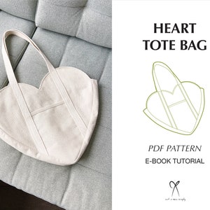  Dark Taupe Simple Heart Chic Feminine Tote Bag