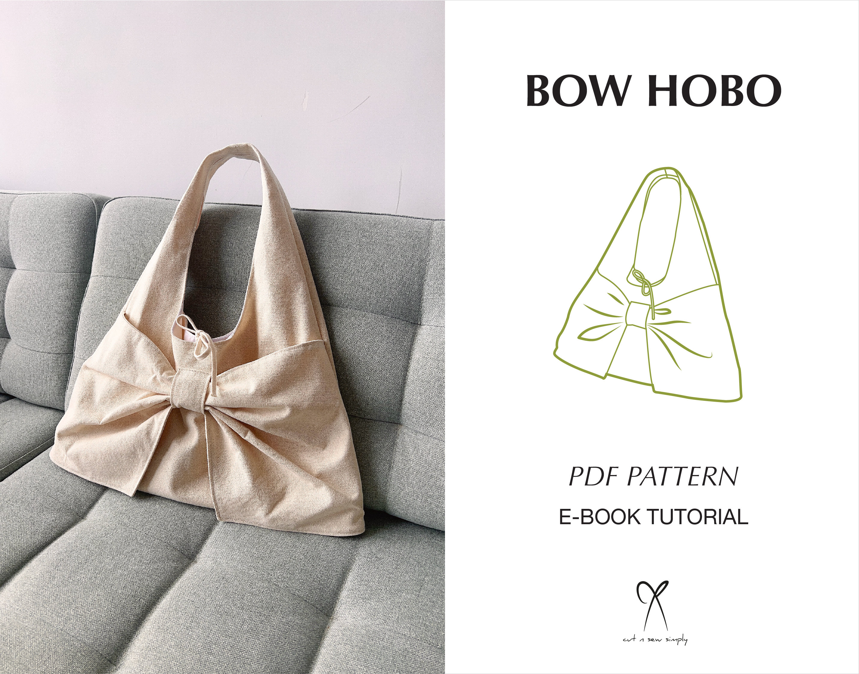 Hobo tote bag pattern hot sale