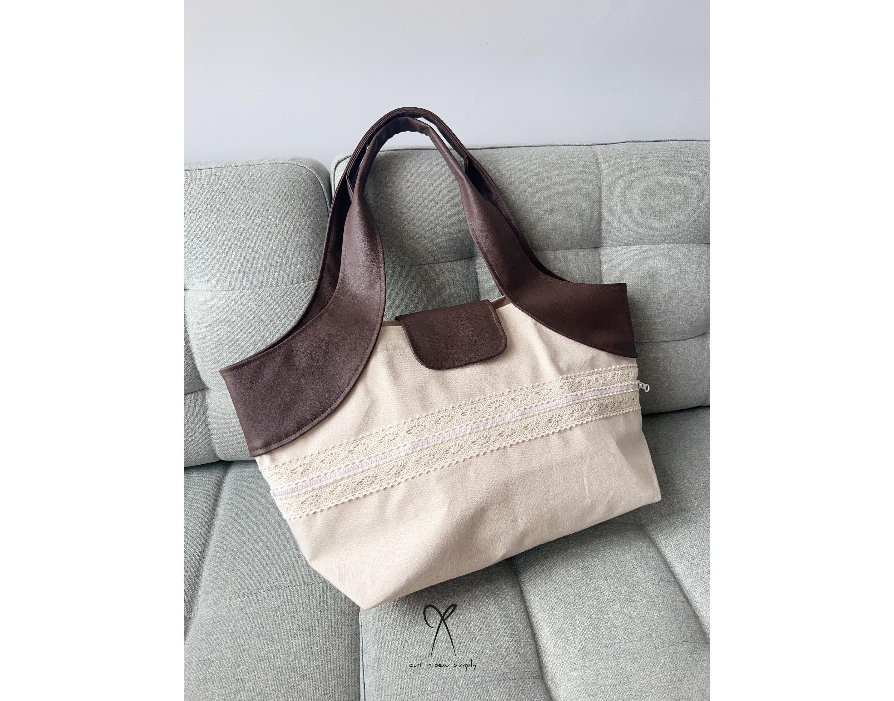 Expandable Tote Bag Sewing Pattern PDF Printable Instant Download DIY ...