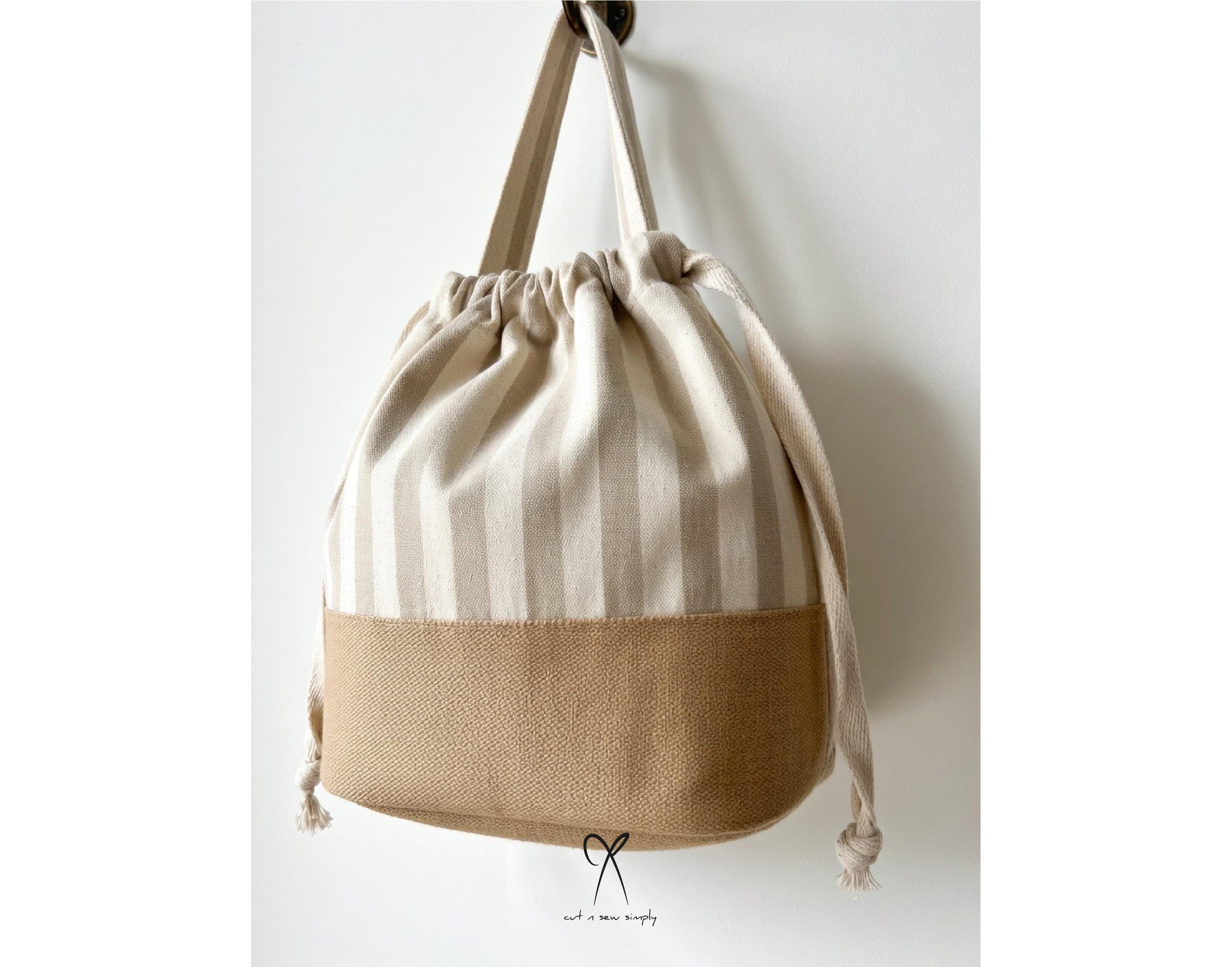 Drawstring Bucket Bag Sewing Pattern PDF Printable Instant Download DIY ...