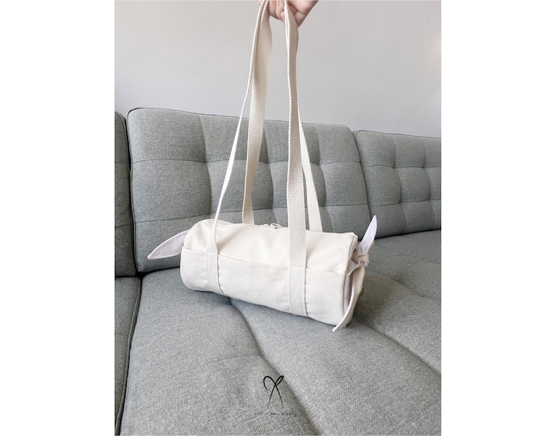 Duffle Bag Sewing Pattern PDF Printable Instant Download DIY One Size Small image 2