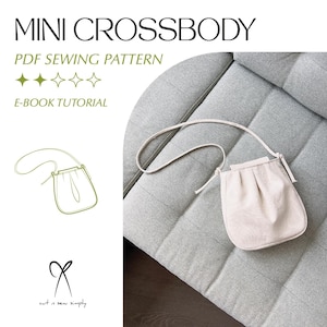 Sling Bag Sewing Pattern PDF Printable Instant Download DIY One Size
