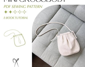 Sling Bag Sewing Pattern PDF Printable Instant Download DIY One Size