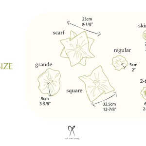 DIY Scrunchies 6 Styles Bundle PDF Sewing Pattern Printable Instant ...