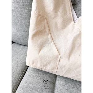 Triangle Pocket Tote Bag Sewing Pattern PDF Printable Instant Download ...