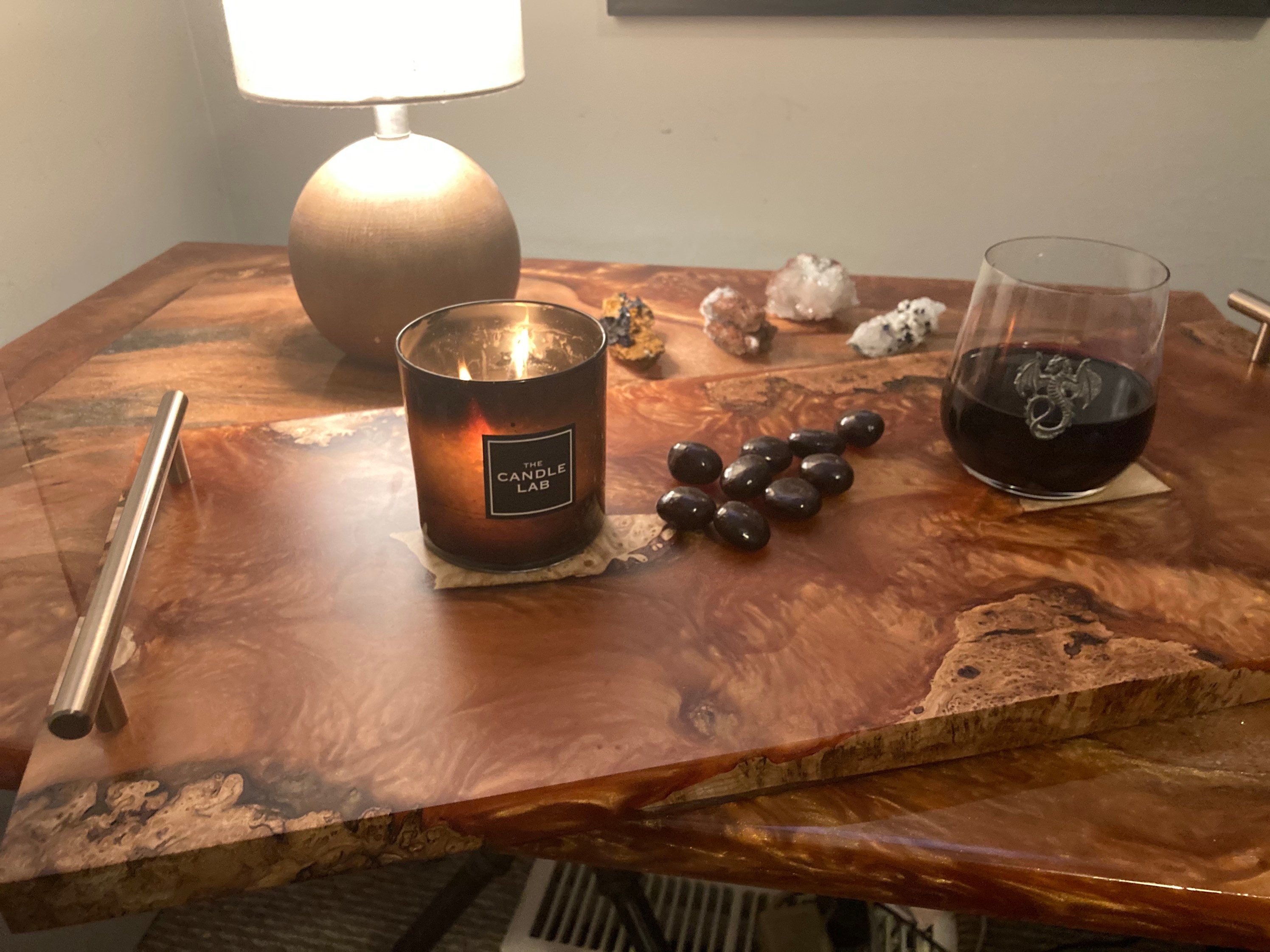 Epoxy Live Edge Charcuterie Board Etsy