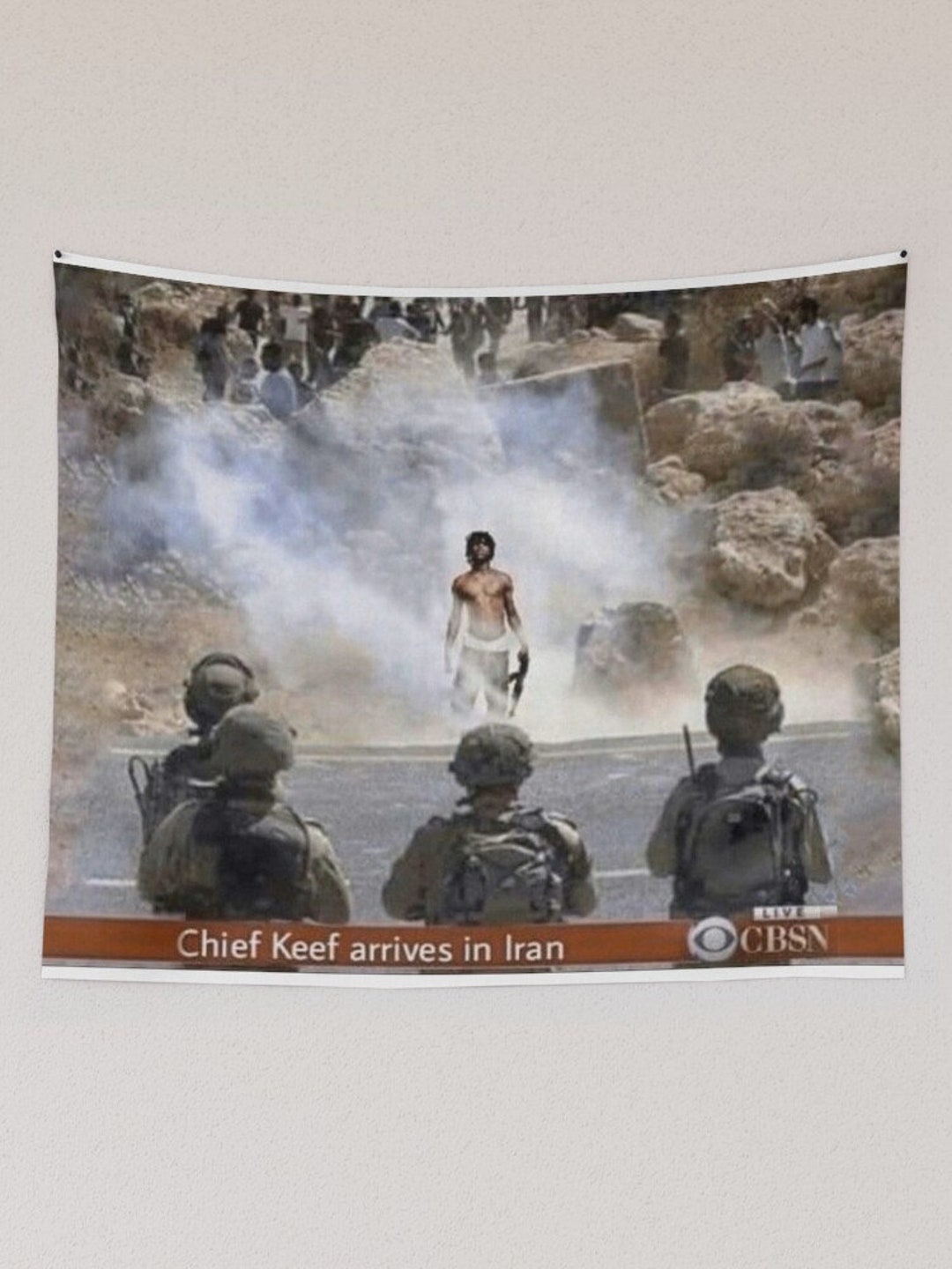 Chief Keef Arrives in Iran Meme Wall Tapestry Chief Keef - Etsy