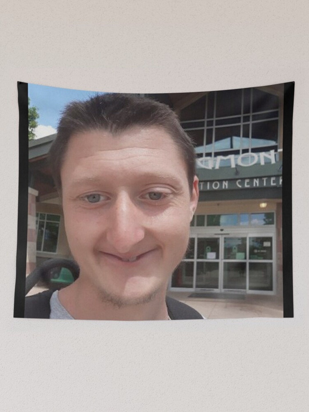 Daniel Larson Selfie Wall Tapestry, Daniellarson Mandala Tapestry Wall