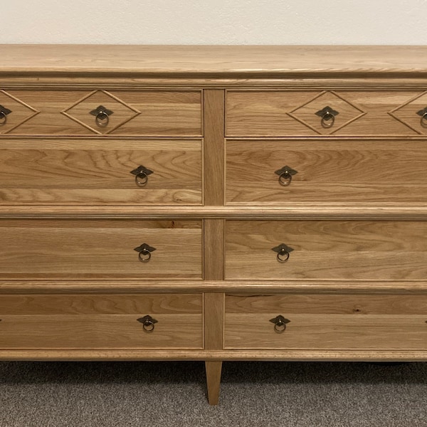 Solid Wood Dresser Etsy