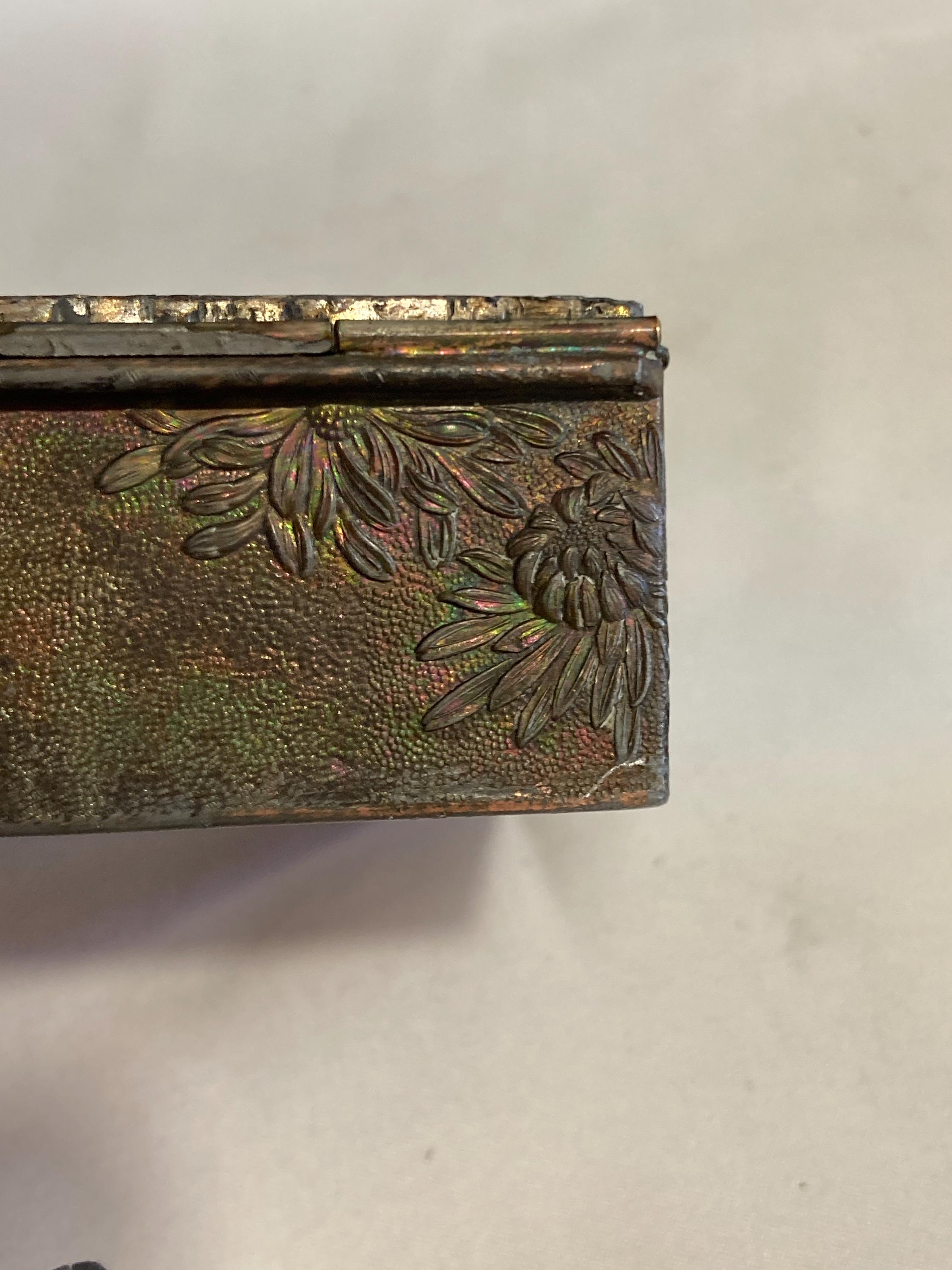Antique Japanese Copper Box With Ornate Dragon Lid - Etsy